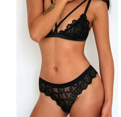 Placer Underwear — Tanga de Encaje con Control Remoto